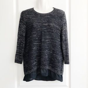 The Limited Sweater with Sheer Open Back